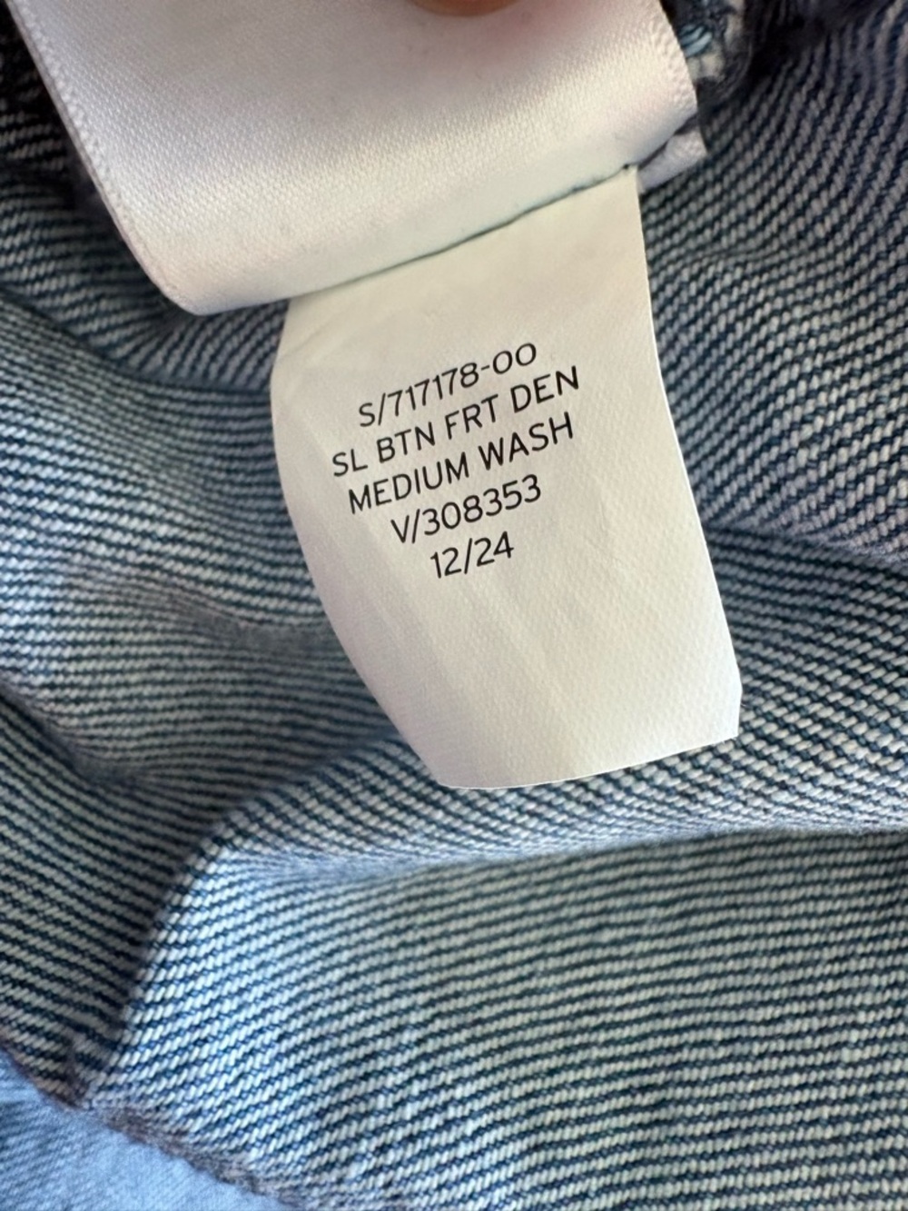 Gap | NWT Denim Mini Dress Button Front - Picture 7 of 9